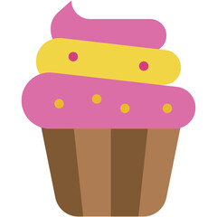 cupcake, sweet, dessert, heart , love and romance, miscellaneous, valentines day, valentine Icon