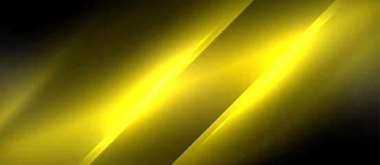 Neon dynamic diagonal light rays background. Techno digital geometric concept design for wallpaper, banner, presentation, background