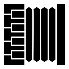 Accordion, harmonic, multimedia, music, instrument Icon