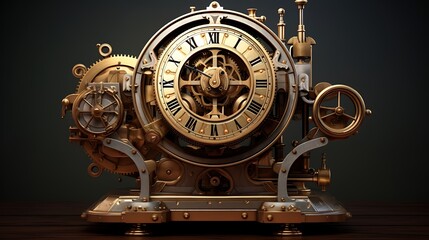 Old mechanical clock