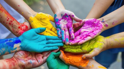 People of all colors coming together to make the world a better place. AIG535