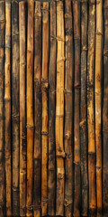 Bamboo Trunks Texture For Background Created Using Artificial Intelligence
