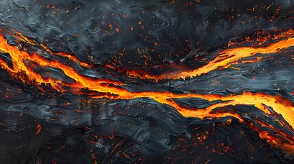 Blazing Forest Inferno with Intense Flames and Smoke