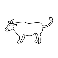 cow line icon