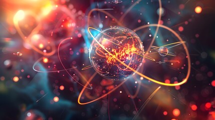 Dynamic Fractal Light Show in Space