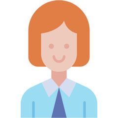 Avatar, female, girl, person, user woman Icon