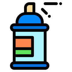 Vector Icon for Color, spray, paint, design, graphic, art