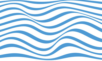 Abstract stripes blue wave line background. Vector illustration