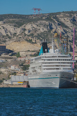 Classic and modern cruise ship cruiseship liners maintenance repair modernization refurbishment...