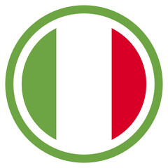 Vector Icon for Italy, country, national, flag, world flag