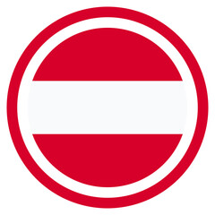Vector Icon for Austria, country, national, flag, world flag