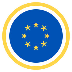 Vector Icon for European Union, country, national, flag, world flag