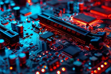 Obraz premium Plasma TV Technology Showing the Intricate Details of the Display Components