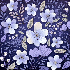 Fototapeta premium pattern with flowers