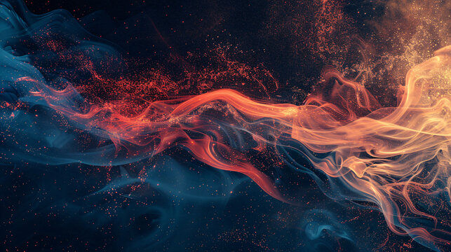 A background of an illustration with an amoled effect.