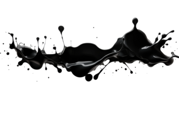 Midnight Cascade on Whispering Wall on a White or Clear Surface PNG Transparent Background.