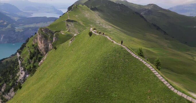 Switzerland - Drone Flght at Fronalpstock