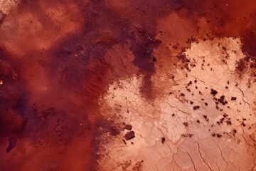 Obraz premium 大地 赤土 俯瞰