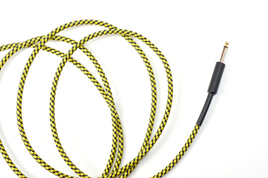 Jack cord for guitar and connection of various musical devices, pedals, amplifier and so on.