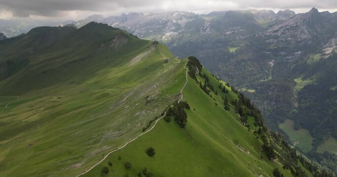 Switzerland - Drone Flght at Fronalpstock