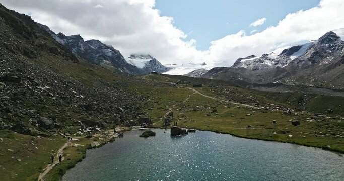 Switzerland - Drone Flight near Matterhorn