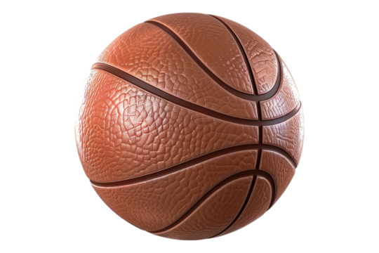 Basketball sporting sphere isolated on white back ground