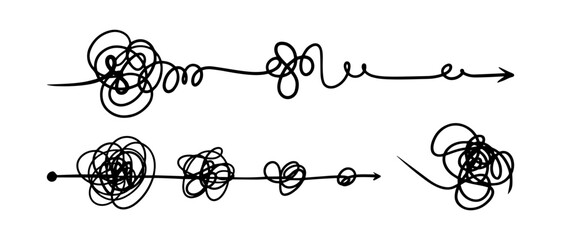 hand drawn tangled scribble sketch. Abstract doodle with line art.