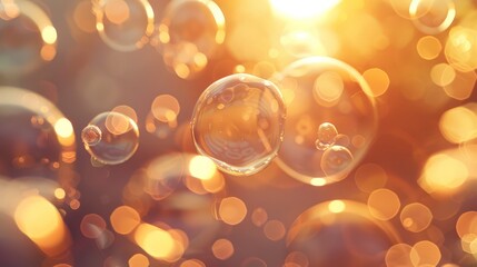The feeling of warmth fills the air, as bubbles of anticipation and excitement float around, creating a dynamic and lively atmosphere that pulses with energy.