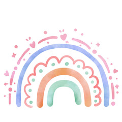 illustration of a rainbow