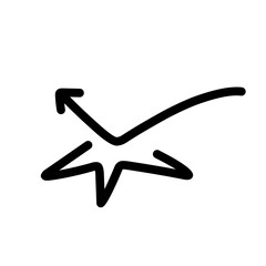 Bounce effect arrows