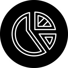 Vector Design Pie Chart Icon Style