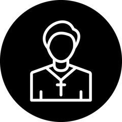 Vector Design Pastor Icon Style