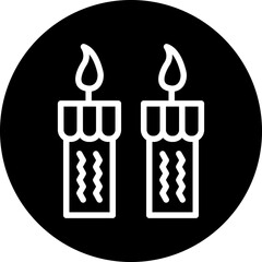 Vector Design Candles Icon Style