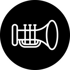 Vector Design Trumpet Icon Style