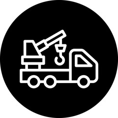 Naklejka premium Vector Design Crane Icon Style