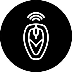 Vector Design Wireless Mouse Icon Style