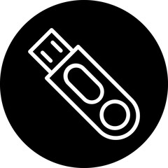 Vector Design Usb Drive Icon Style
