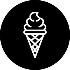 Vector Design Ice Cream Icon Style