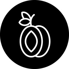 Vector Design Plum Icon Style