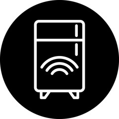 Vector Design Smart Fridge Icon Style