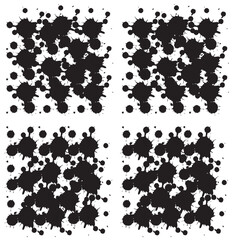 abstract geometric shapes on white background