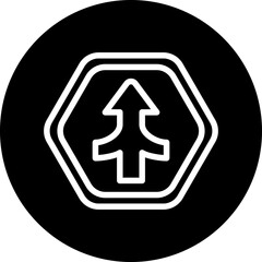 Vector Design Join Road Icon Style