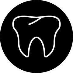 Vector Design Tooth Icon Style