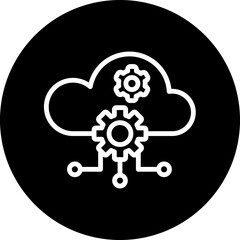 Vector Design Cloud Computing Icon Style