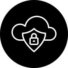 Vector Design Cloud Safety Icon Style