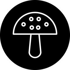 Vector Design Mushroom Icon Style