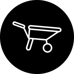 Vector Design Wheelbarrow Icon Style