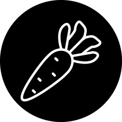 Vector Design Carrots Icon Style