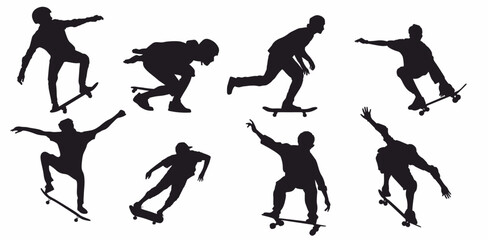 skateboard silhouette collection 