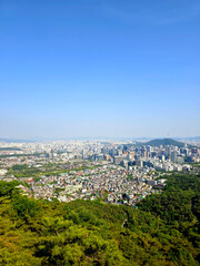 Fototapeta premium 서울 인왕산 남산